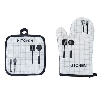 NIBIRU ถุงมือกันร้อนพร้อมที่รอง (แพ็ค 2 ชิ้น) MAYU-W สีขาว