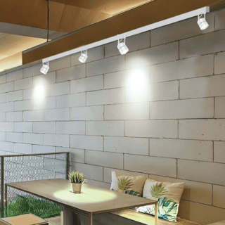 EILON แทร็กไลท์ LED หน้ากลม  6W รุ่นTP-RTL-W6WWแสงวอร์มไวท์ สีขาว