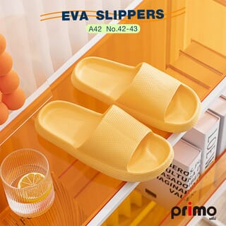 PRIMO รองเท้าแตะ EVA A42 No.42-43 สีเหลือง