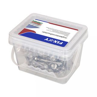 FIX-XY สกรูยิงเมทัลชีท ขนาดสินค้า : #14-14 / 12 - 14   ยาว  55 มม.บรรจุ 100ตัว/กล่อง