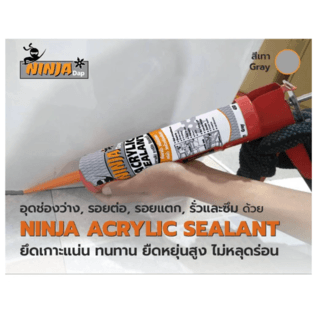 BESBOND นินจาแด๊ป อะคริลิค ซีลแลนท์ 450 กรัม สีเทา