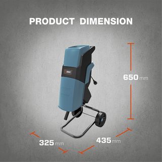 SENIX เครื่องย่อยกิ่งไม้ 40 มม. 2,200W รุ่น SDE25-M-EU สีน้ำเงิน - ดำ