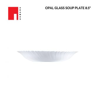ADAMAS จานโอปอลทรงลึก 8.5” LIGHT850 สีขาว