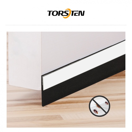 TORSTEN เส้นกันแมลงอะลูมิเนียม แถบพีวีซี รุ่น KZT091-WH1 100ซม. สีขาว