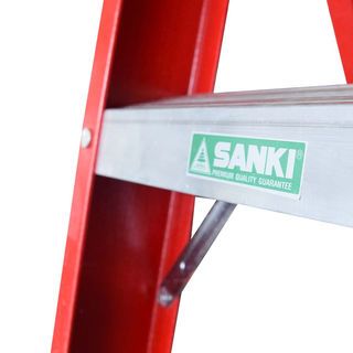 SANKI บันไดไฟเบอร์กลาสแบบมีถาด 7 ขั้น