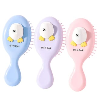 KOJI หวีแปรงผมทรงรีครึ่งวงแบบเป็ด รุ่น co18 ขนาด 5.7X13.8x5ซม.คละสี