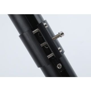 EILON เสาไฟสนาม 2ท่อน พร้อมฐาน  ETYN-LDG-ZL2M สูง2เมตร  สีดำ