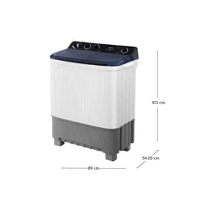 HAIER เครื่องซักผ้า 2 ถัง 13 kg รุ่น HTW130-1217BS