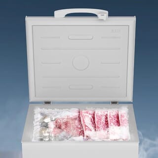 CHiQ ตู้แช่แข็งแบบฝาทึบ ขนาด  5Q รุ่น CCF142 สีขาว