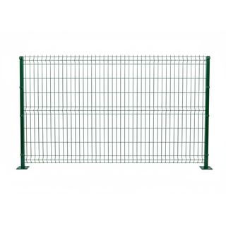 ปืนใหญ่ รั้วสำเร็จรูปชุบ PVC ขนาด กว้าง 2.5m. สูง 2.0m.  สีเขียว (เฉพาะรั้วไม่รวมเสา)