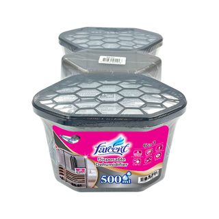 FARCENT กล่องถ่านดูดความชื้น รุ่น 507C ขนาด 500 มล. 3ชิ้น/แพ็ค