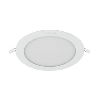 LAMPTAN โคมดาวน์ไลท์ LED แบบฝังหน้ากลม 6นิ้ว 12W รุ่นแอ๊ดจัสท์ 3แสง