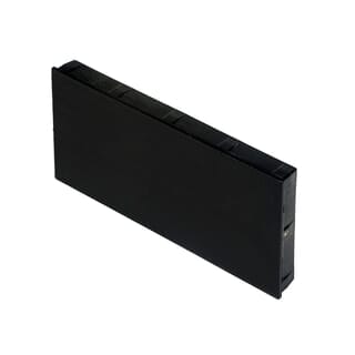 WELLINGTAN ฝาปิดกล่องอะลูมิเนียมTALU10050 10x5x0.7ซม. สีดำ