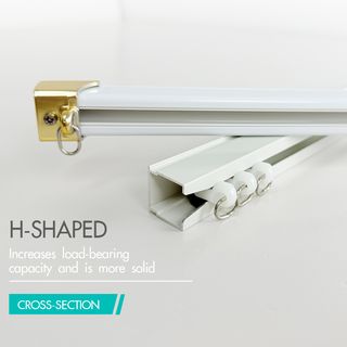 DAVINCI รางผ้าม่านสำเร็จรูป รุ่น Liona ขนาด150 ซม. สีขาว