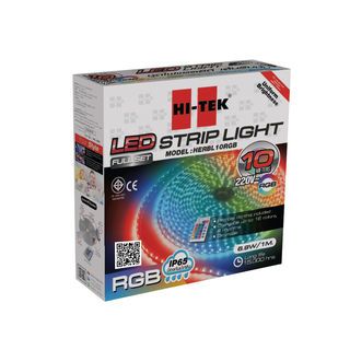 HI-TEK ชุดไฟเส้นแอลอีดีริบบิ้น ยาว 10m รุ่น HERBL10RGB RGB