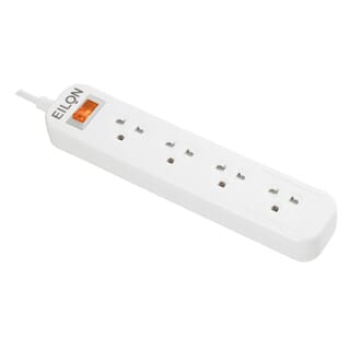 EILON รางปลั๊กไฟ รุ่นMSC45THN-GHE  4ช่อง 1สวิตช์ 10A  2200W  5เมตร