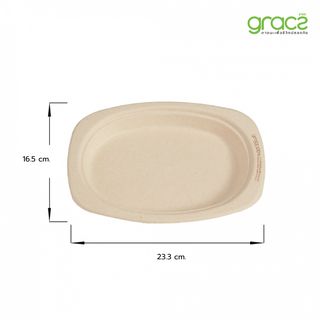 GRACZ เกรซ ซิมเปิล จาน6.5 นิ้ว แพ็ค 5 ชิ้น