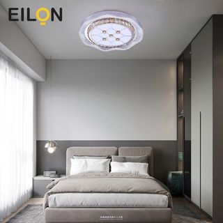 EILON ไฟเพดานคริสตัลทรงกลม 80W รุ่น ESJD-D500-Y10 3แสง