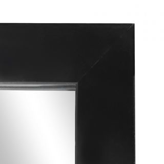 Nice กระจกมีกรอบ (PS)  รุ่น สลิม-แบล็ค ขนาด 30x90 ซม. สีดำ