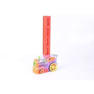 TOYS ชุดของเล่นรถไฟโดมิโน่อัตโนมัติ#7012S ขนาด (32.5x8x23 ซม.)