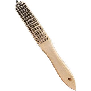 EAGLE แปรงลวดเหล็ก ขนาด 4 แถว รุ่น หนา สีดำ