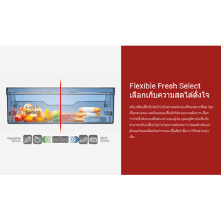 HITACHI ตู้เย็น 2 ประตู ขนาด 9.2 คิว รุ่น HRTN5275MFUTH สีดำ