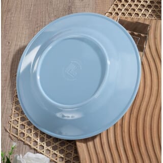ADAMAS จานเมลามีน 9 นิ้ว สีฟ้า PONY-BL