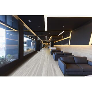 La Arezza 60X120 ซม.กระเบื้องพอร์ซเลน รุ่น Travatina gray (DGD12600LA05) Matt - Hone Random (2pcs /box 1.44 sqm)