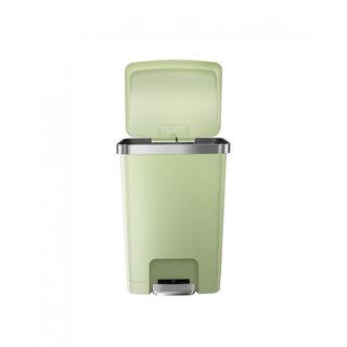 EKO ถังขยะพลาสติกขาเหยียบเหลี่ยม 35 ลิตร รุ่น HANA EK6388-MATCHA ขนาด 37x31x51ซม. สีเขียว