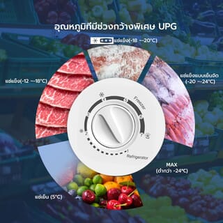 CHiQ ตู้แช่แข็งแบบฝาทึบ ขนาด  5Q รุ่น CCF142 สีขาว