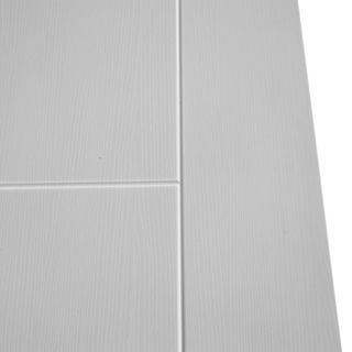 WELLINGTAN ประตูภายนอก UPVC บานเรียบเซาะร่อง รุ่น UPVC-WEF05 ขนาด 80x200ซม. สีขาว (เจาะลูกบิด)