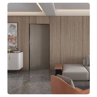 GREAT WOOD แผ่นตกแต่งผนังและฝ้าPVC GPPVC3.7-4 400*8*2900มม. เหลืองครีม