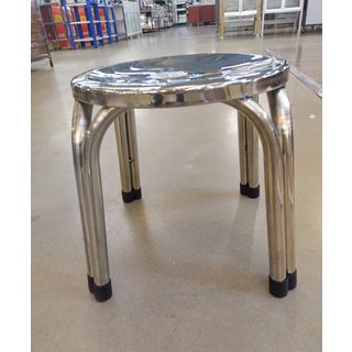 Sane เก้าอี้สเตนเลสกลม กว้าง 29ซม. สูง 30ซม.