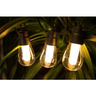 EILON ไฟระย้าตกแต่งเทศกาล โซลาร์เซลล์ 20 หลอด ยาว10เมตร 4W รุ่น ETDC-S14WWDG-10M20D แสงวอร์มไวท์