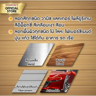 Woodtect วูดเทค น้ำยาลอกสี PR-100 ขนาด 1 กป.