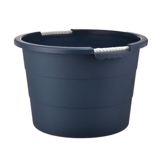 INABOX กะละมังกลมหูเชือก พลาสติก Forte N15750-65L ขนาด 61x39.5x59 cm. สีดำ