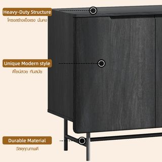 DELICATO ชั้นวางทีวี รุ่น DELTO ขนาด 40x172.80x73 ซม. สีเทา