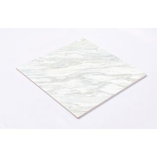 Marbella กระเบื้องเซรามิคปูพื้น 60x60 ซม. รุ่น วอนัส ไวท์   EZ667 ผิวกึ่งเงากึ่งด้าน  random  (4P)