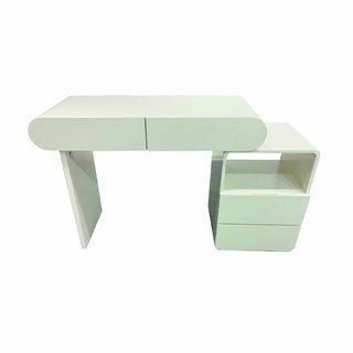 (1/2)DELICATO โต๊ะเครื่องแป้ง รุ่น NOVA ขนาด 123x42x57 ซม. สีขาว 