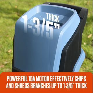 SENIX เครื่องย่อยกิ่งไม้ 2500W รุ่น SDE25-M-EU ขนาด 40mm