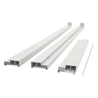 WELLINGTAN วงกบ UPVC รุ่น HTG170180F ขนาด 70x180 ซม. สีขาว