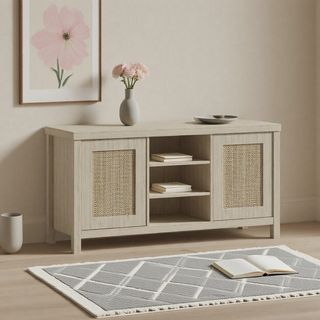 DELICATO ชั้นวางทีวี รุ่น ECHO ขนาด  40x120x62.50 ซม. สีวอลนัทอ่อน