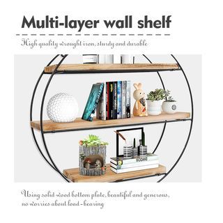 DELICATO ชั้นติดผนัง รุ่น SANTIR-09 ขนาด 50x50x19 ซม. สีดำ