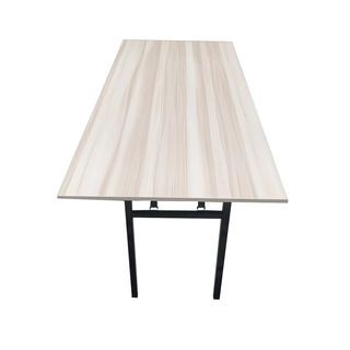 TABIO โต๊ะพับอเนกประสงค์ รุ่น FOLDY-05 ขนาด 75x180x73 ซม. สีโอ๊ค (1/2)