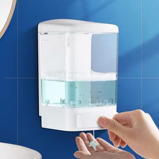 Primo ที่กดสบู่เหลว 1 ช่อง ความจุ 1 ลิตร รุ่น SD34 ขนาด  11.3x11.5x19.8ซม. สีขาว