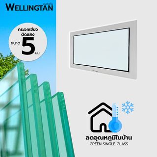 WELLINGTAN หน้าต่างไวนิล ช่องแสง FWG0604 60x40ซม. สีขาว