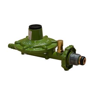 LUCKY FRAME หัวปรับแรงดันต่ำเซฟตี้พร้อมสาย L-326SP สีเขียว