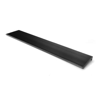 Nice ชั้นวางของติดผนังอลูมิเนียม รุ่น Angel-Black ขนาด 10x60x2 ซม. สีดำ