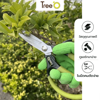 Tree’O กรรไกรแต่งกิ่งเล็ก รุ่นTL2062 ขนาด8-5/8 สีเขียว