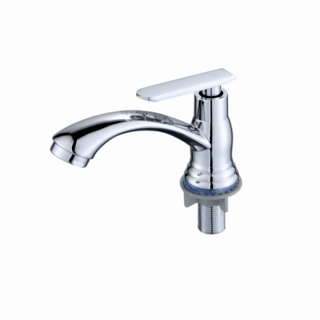 IRIS ก๊อกอ่างล้างหน้าทรงเตี้ย รุ่น YFTB-02 ขนาด 3.9x11.5x13 ซม. สีโครม